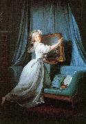 Henri-Pierre Danloux Portrait de Mademoiselle Rosalie Duthe oil painting on canvas